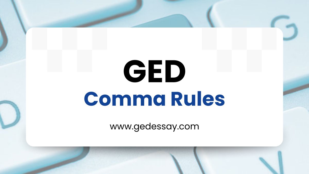 GED Comma Rules